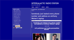 Desktop Screenshot of intergalacticradiostation.com